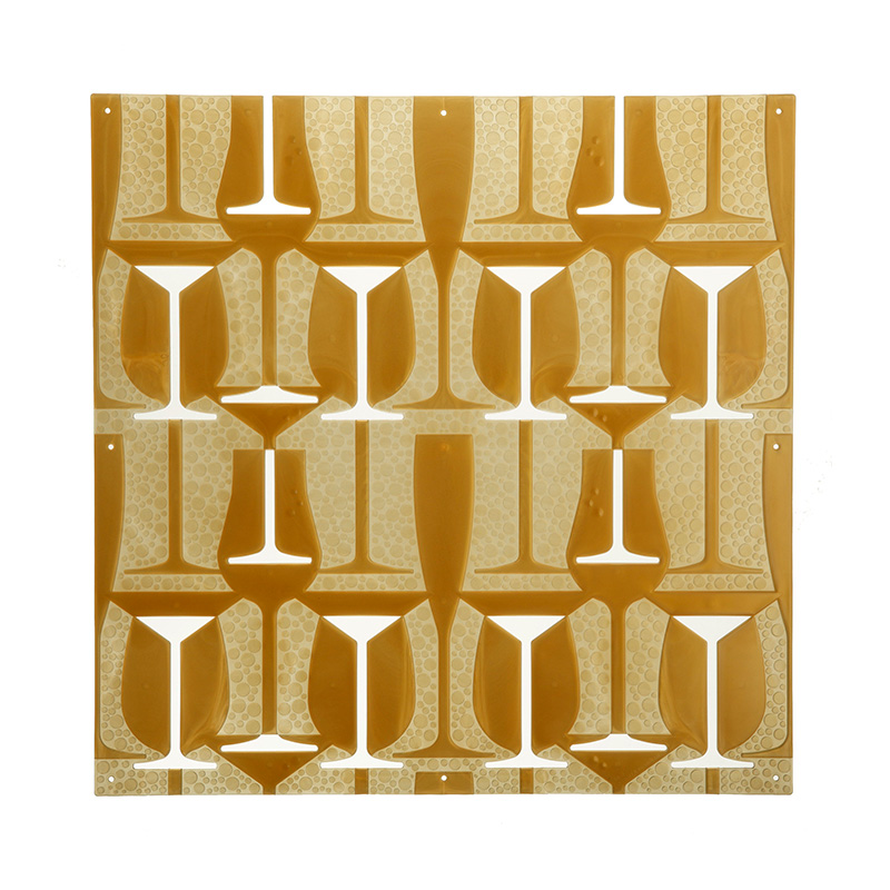 VedoNonVedo Perlage decorative element for furnishing and dividing rooms - transparent gold 1